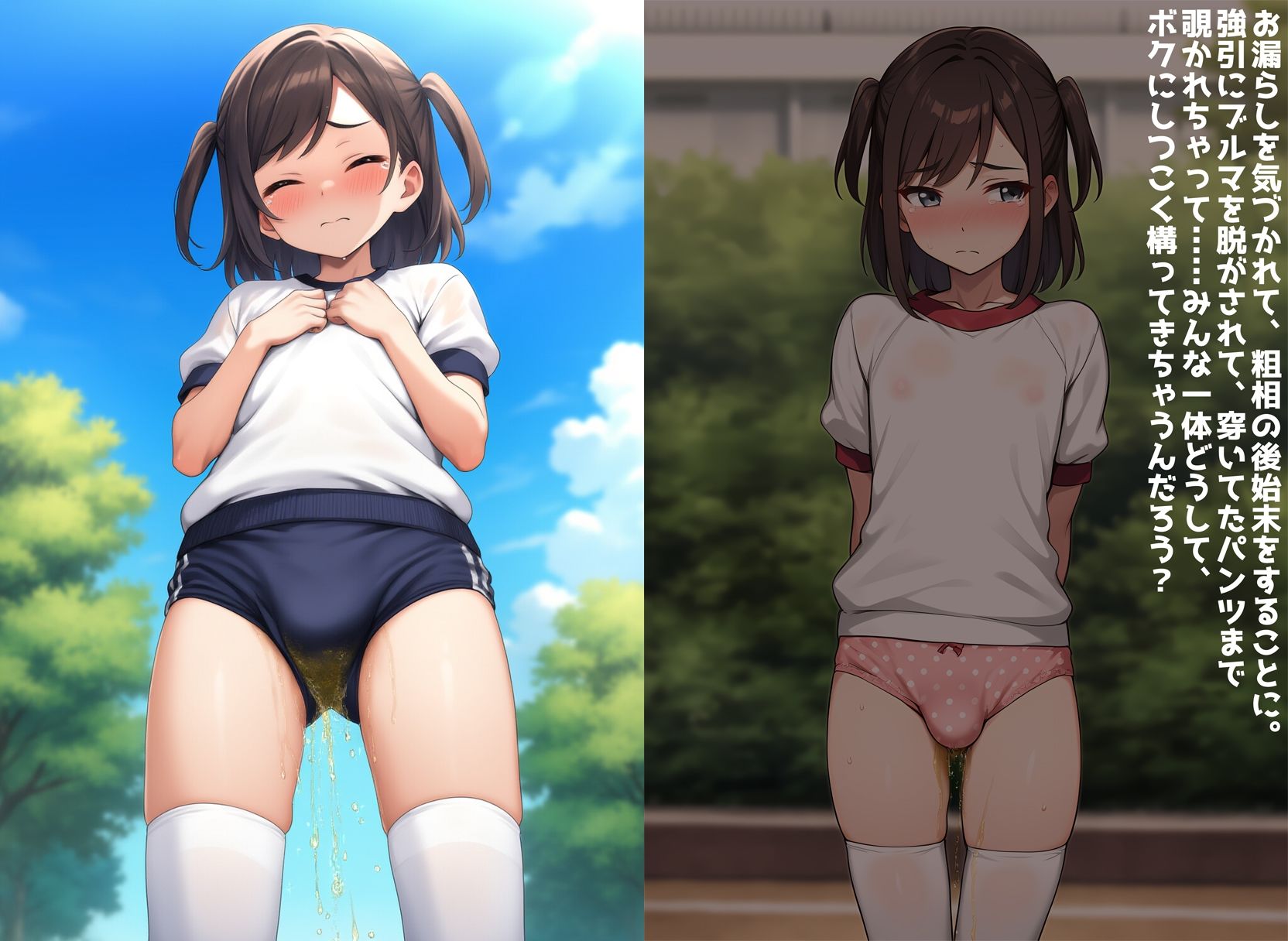 サンプル画像3:女学園で男の娘をお漏らし調教中(性癖ユガ芽) [d_544721]