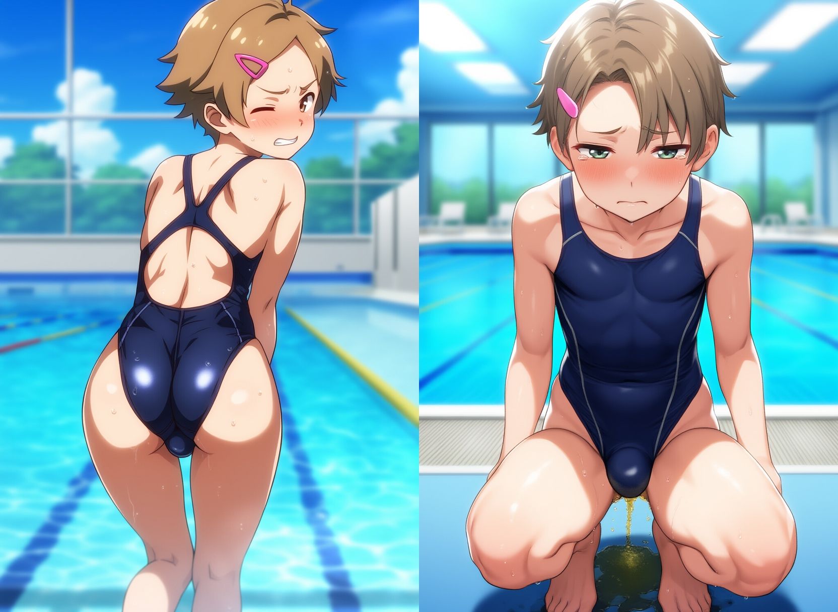 女学園で男の娘をお漏らし調教中 画像8