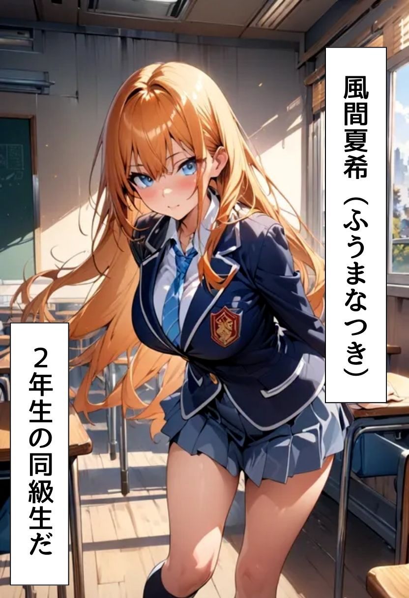 サンプル画像2:爆乳同級生と淫行部に入部した話(にじいろ☆がーるず) [d_545741]