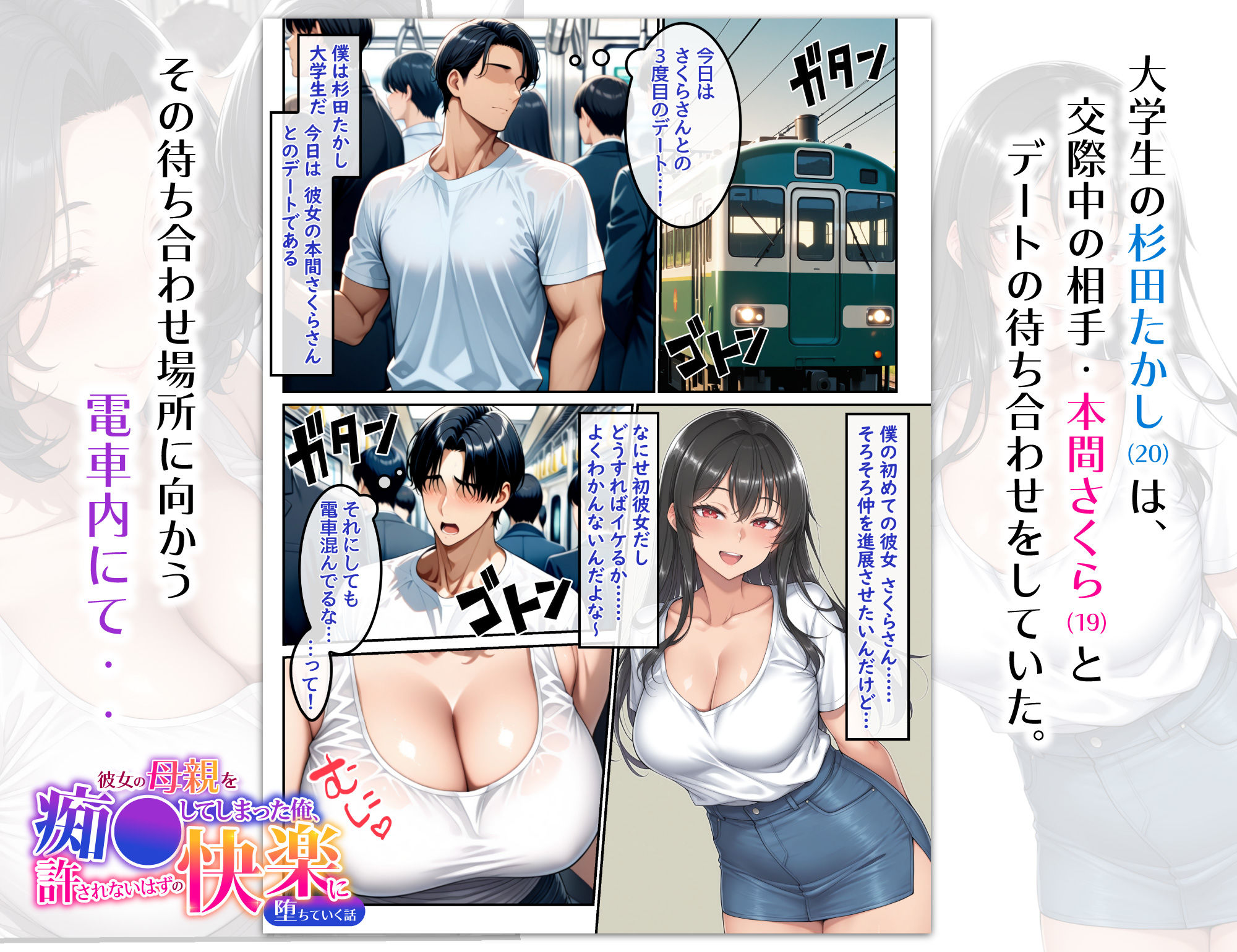 サンプル画像1:彼女の母親を痴●してしまった俺、許されないはずの快楽に堕ちていく話(ハレノヒ) [d_545763]