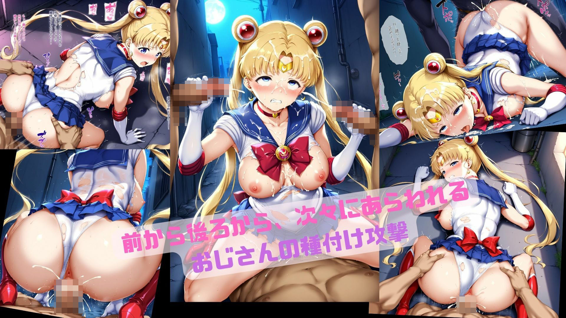 サンプル画像5:ドスケベ敗北セーラームーン公開路上集団プレイ(かずな屋) [d_547289]