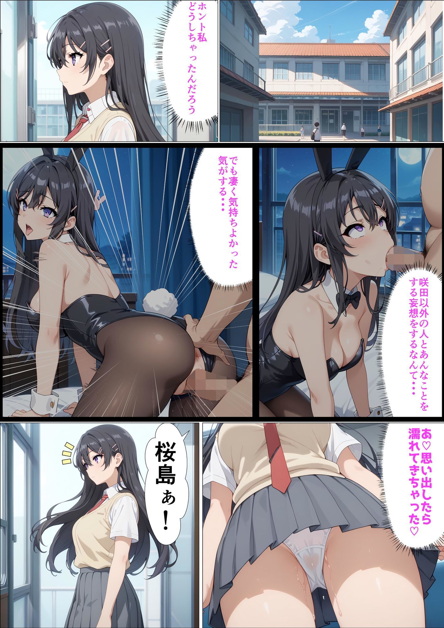 サンプル画像6:黒髪ロングJKの催●〜桜島麻衣編〜(派遣社員) [d_547308]