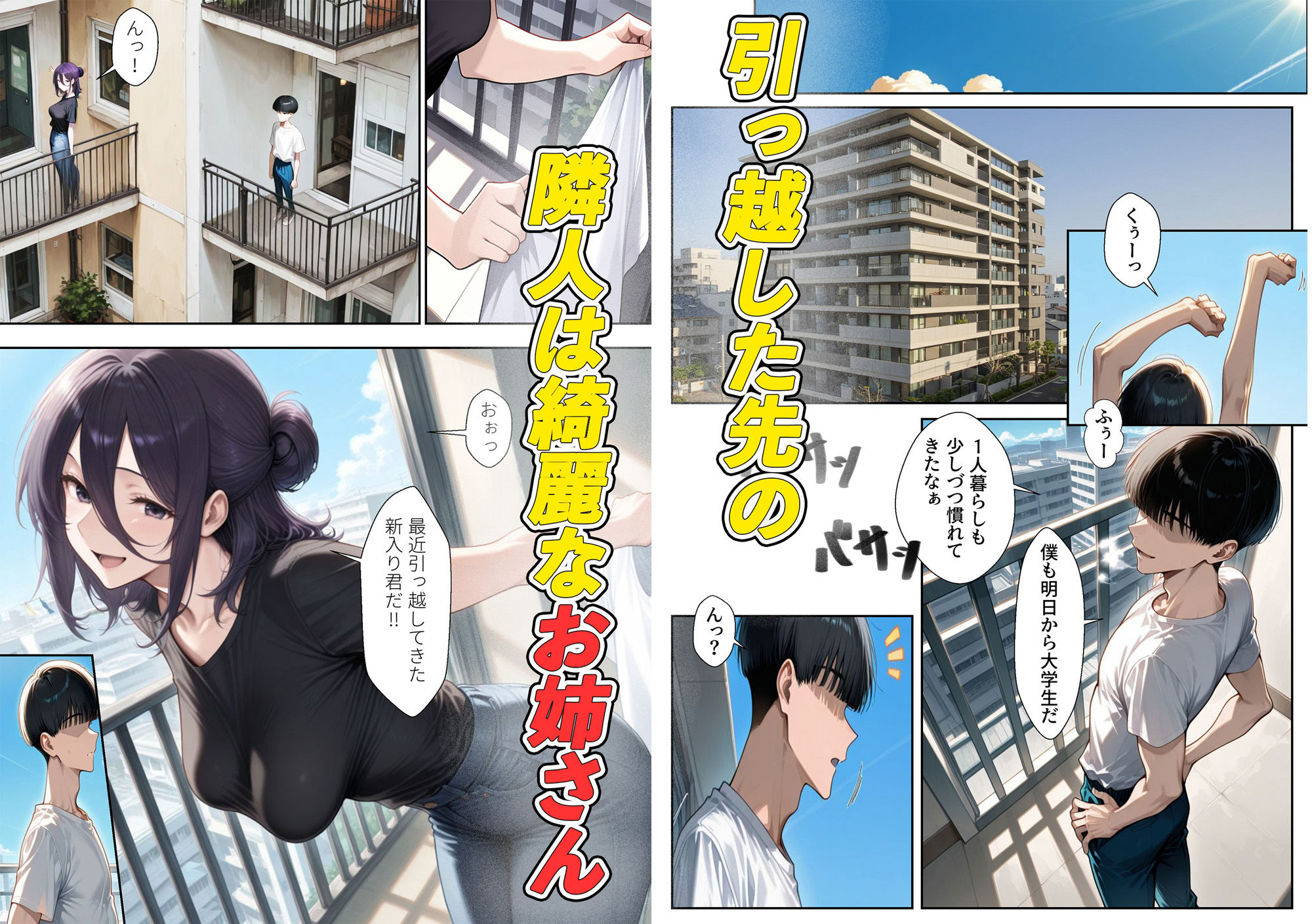 サンプル画像1:停電の夜に堕ちて(しらかばさん) [d_547581]