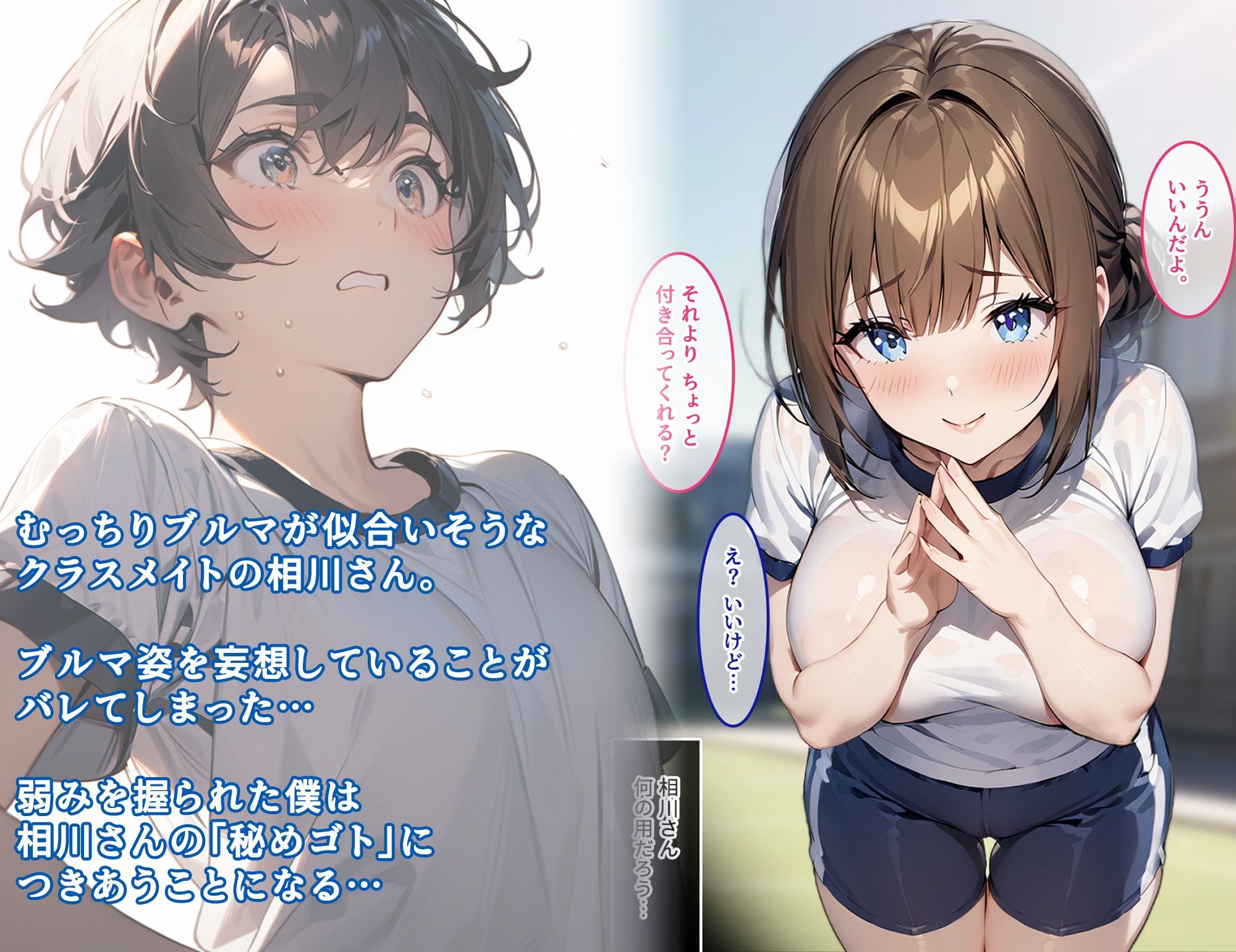 サンプル画像1:むっちりブルマで精通させてもらった話。(どんぶら娘。) [d_547623]