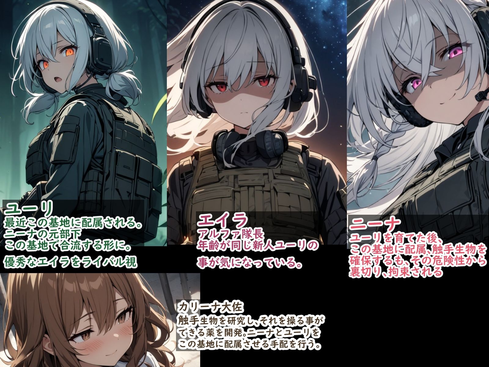 サンプル画像6:武装少女が触手に襲われたりふたなりになったりする話(SPAPLA) [d_548485]