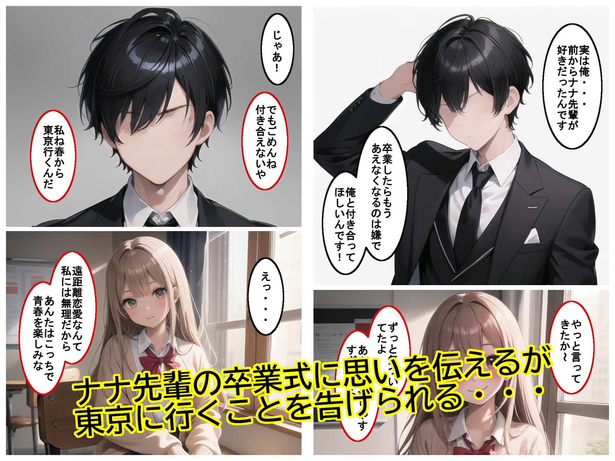 サンプル画像2:先輩の卒業式の日が俺の童貞卒業日になった(アトリエアイナーガ) [d_548551]