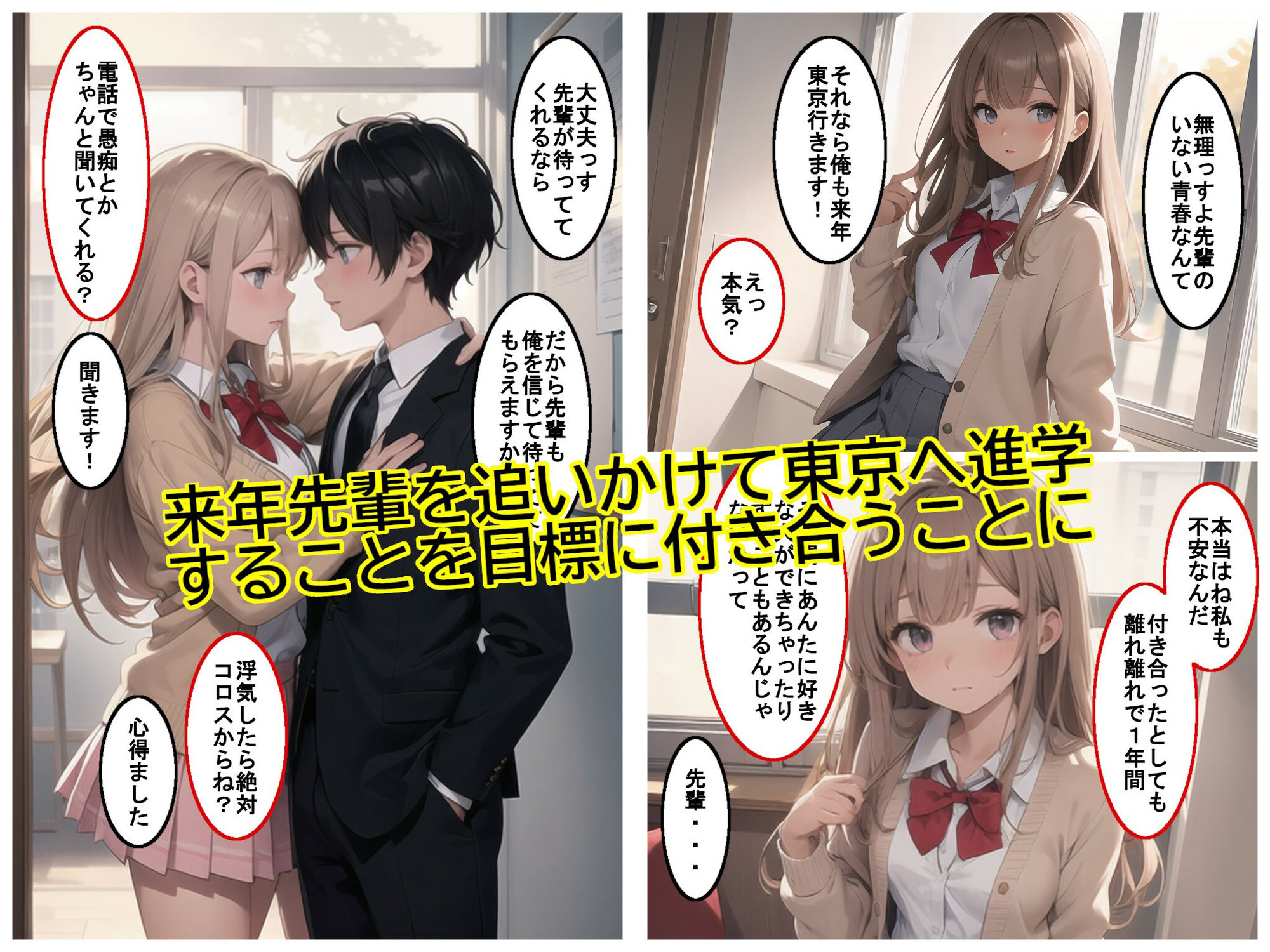 サンプル画像3:先輩の卒業式の日が俺の童貞卒業日になった(アトリエアイナーガ) [d_548551]