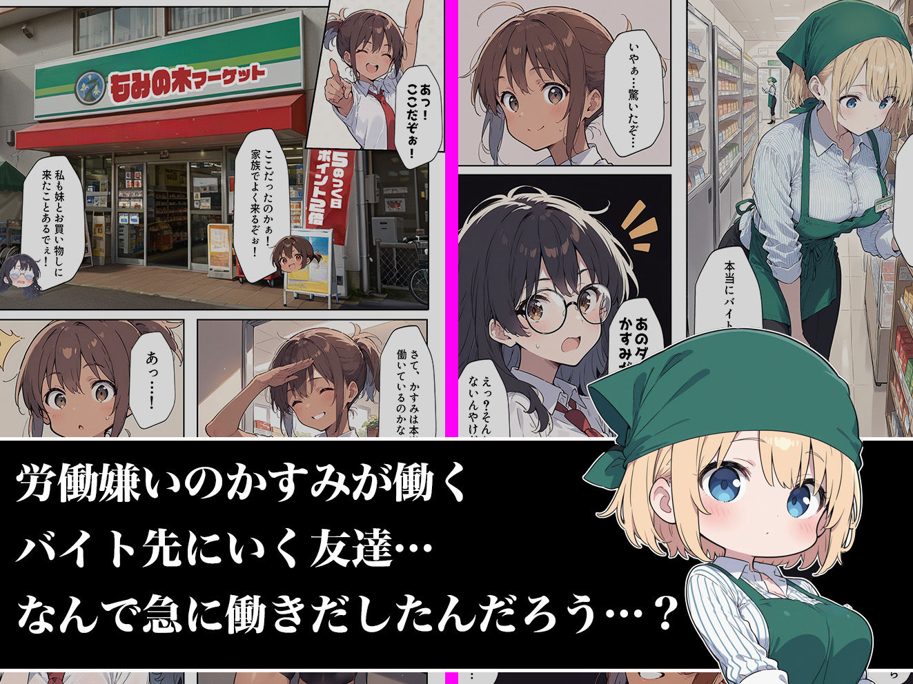 サンプル画像2:俺の前だとド変態になる金髪ギャルの話(aiもみむ出版) [d_548890]