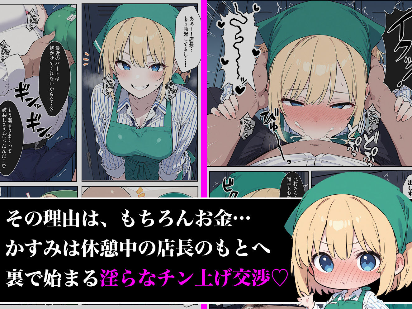 サンプル画像3:俺の前だとド変態になる金髪ギャルの話(aiもみむ出版) [d_548890]