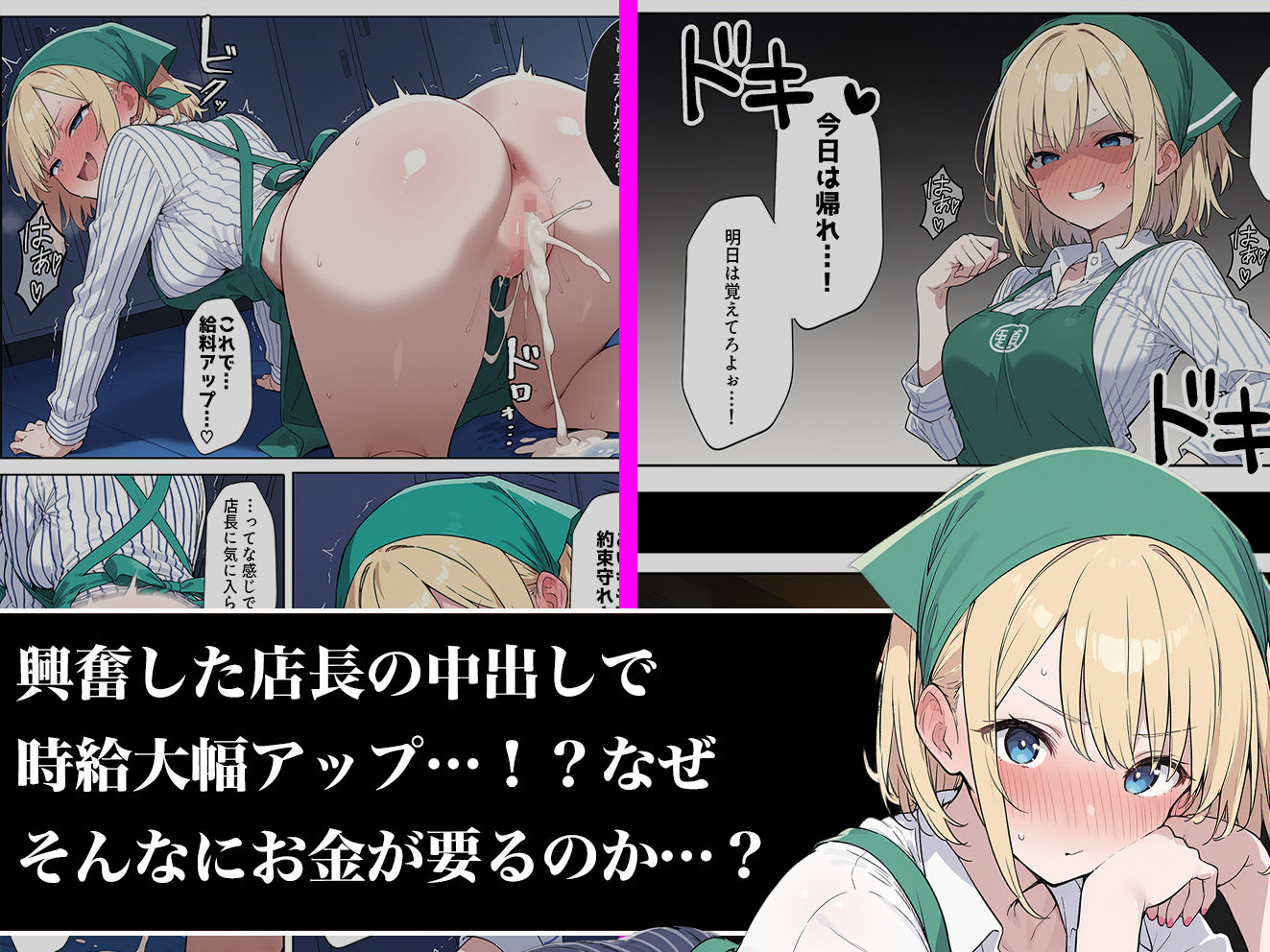 サンプル画像4:俺の前だとド変態になる金髪ギャルの話(aiもみむ出版) [d_548890]