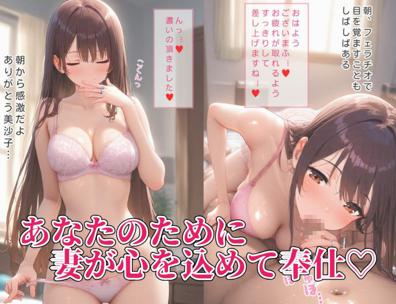 サンプル画像2:美沙子はあなたの妻です  〜愛する妻とのどエロいセックス〜(LOVE ☆BOM) [d_549072]