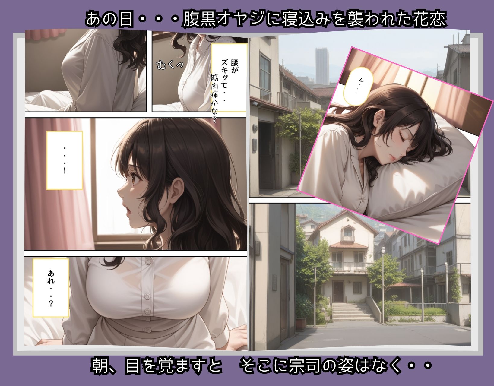 サンプル画像1:〜寝取られた妻と娘〜うぶな生娘の純潔をー・【淫らな秘密の契約編】(くりきんとん) [d_549495]