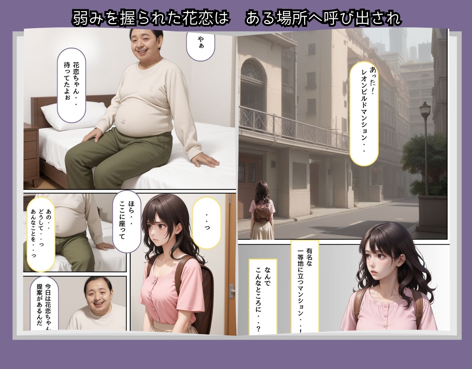 サンプル画像4:〜寝取られた妻と娘〜うぶな生娘の純潔をー・【淫らな秘密の契約編】(くりきんとん) [d_549495]