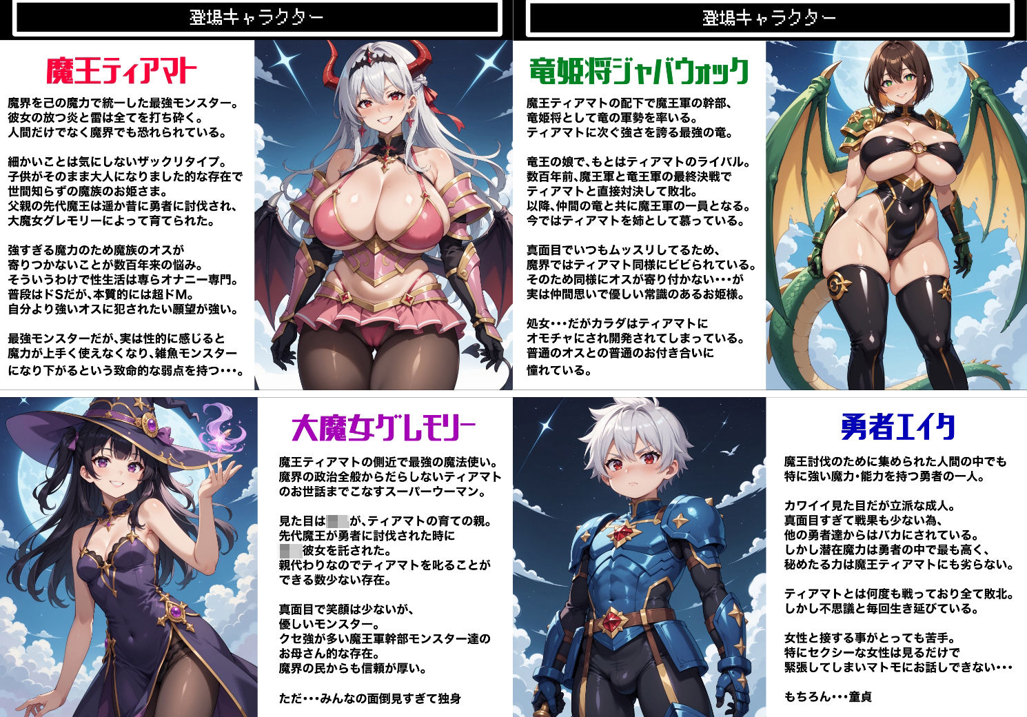 サンプル画像1:魔王がムチムチエロボディだったので仲間モンスターに堕ちるまで中出しピストンで種付けしまくった話 -Vol.2-(IM) [d_549641]