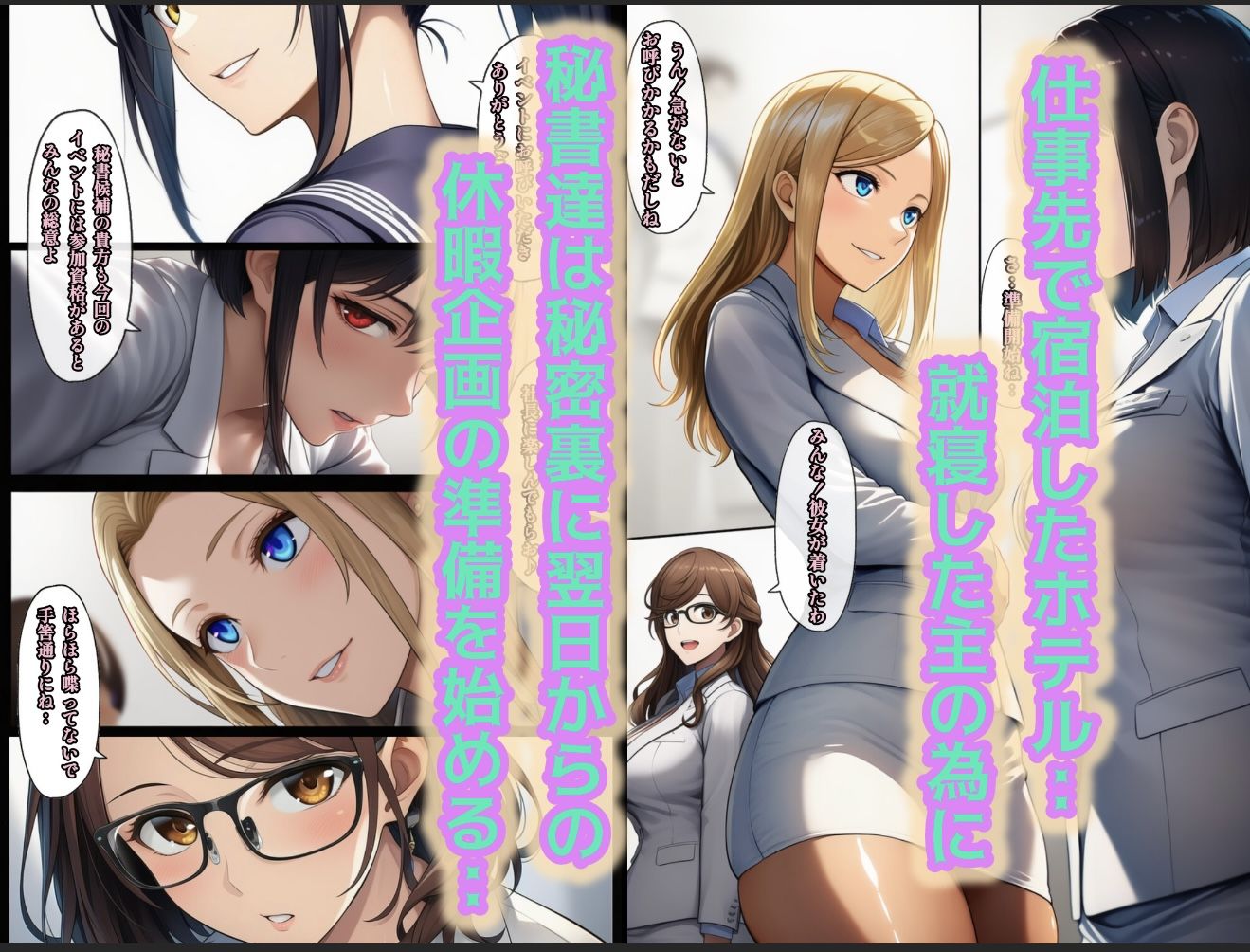 サンプル画像2:テンプレチート能力で世界を支配した男の後日談Re休暇編(ぴんぴん丸) [d_549874]