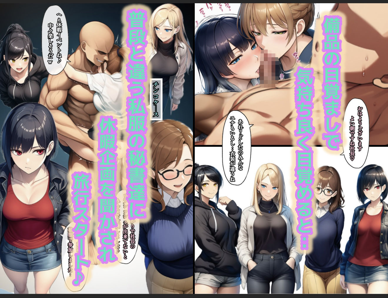 サンプル画像4:テンプレチート能力で世界を支配した男の後日談Re休暇編(ぴんぴん丸) [d_549874]