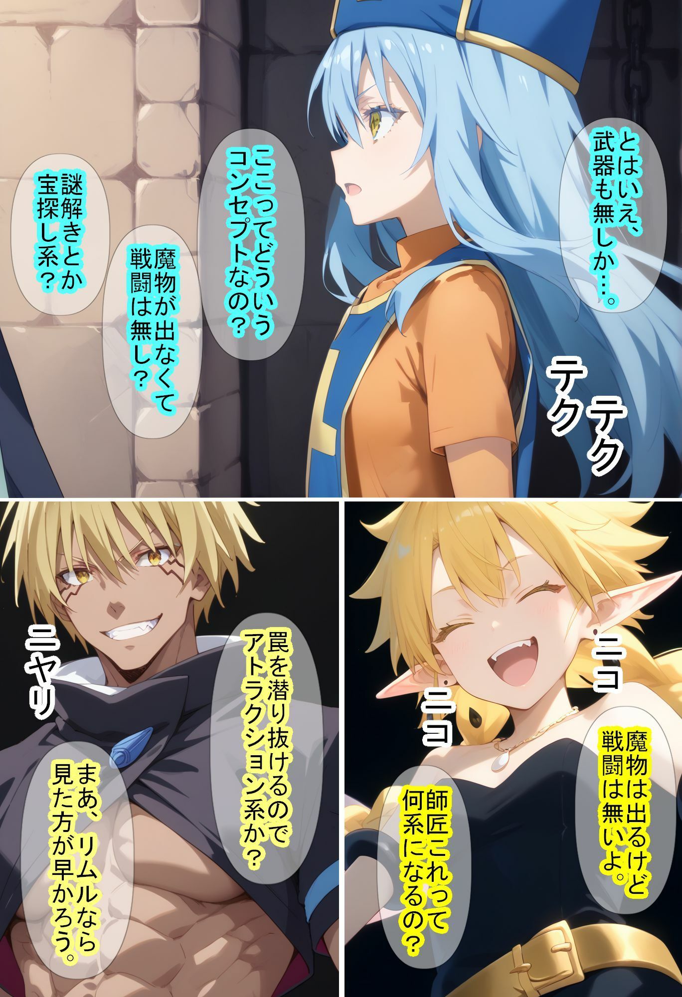 サンプル画像5:【転〇ラ】魔王ラミ〇スの新迷宮がエロトラップダンジョンだった件(魔術師プロトン2D) [d_550291]