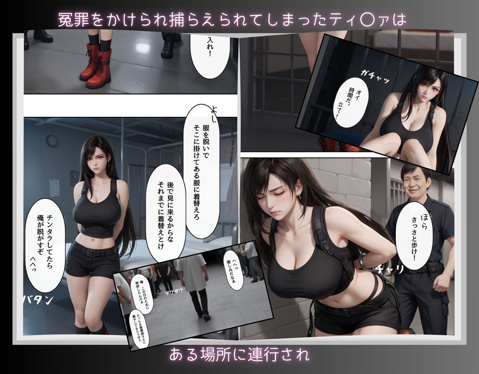 サンプル画像1:囚われのティ〇ァ【搾精ナース編】(くりきんとん) [d_550424]