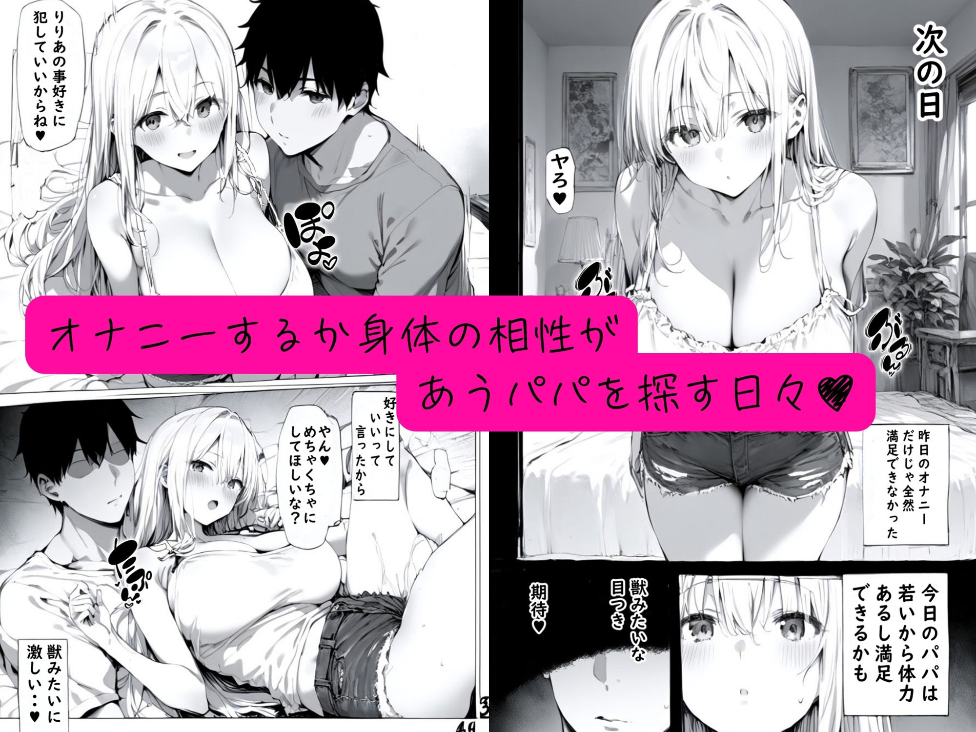 サンプル画像3:無敵のパパ活女子りりあちゃんが負ける話2(ゆゆの森) [d_551301]