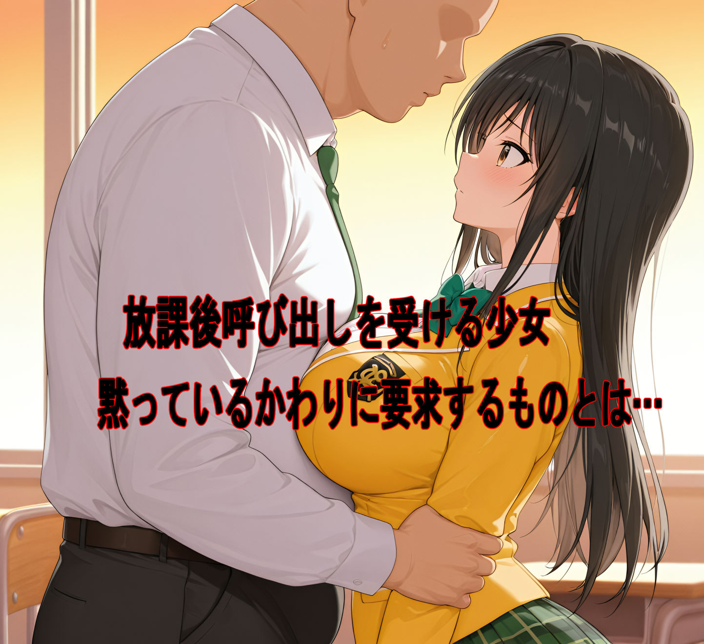 サンプル画像2:カラダがハレンチすぎるムチムチ風紀委員を絶対に墜とす  PART1(三匹の種おじ) [d_551598]