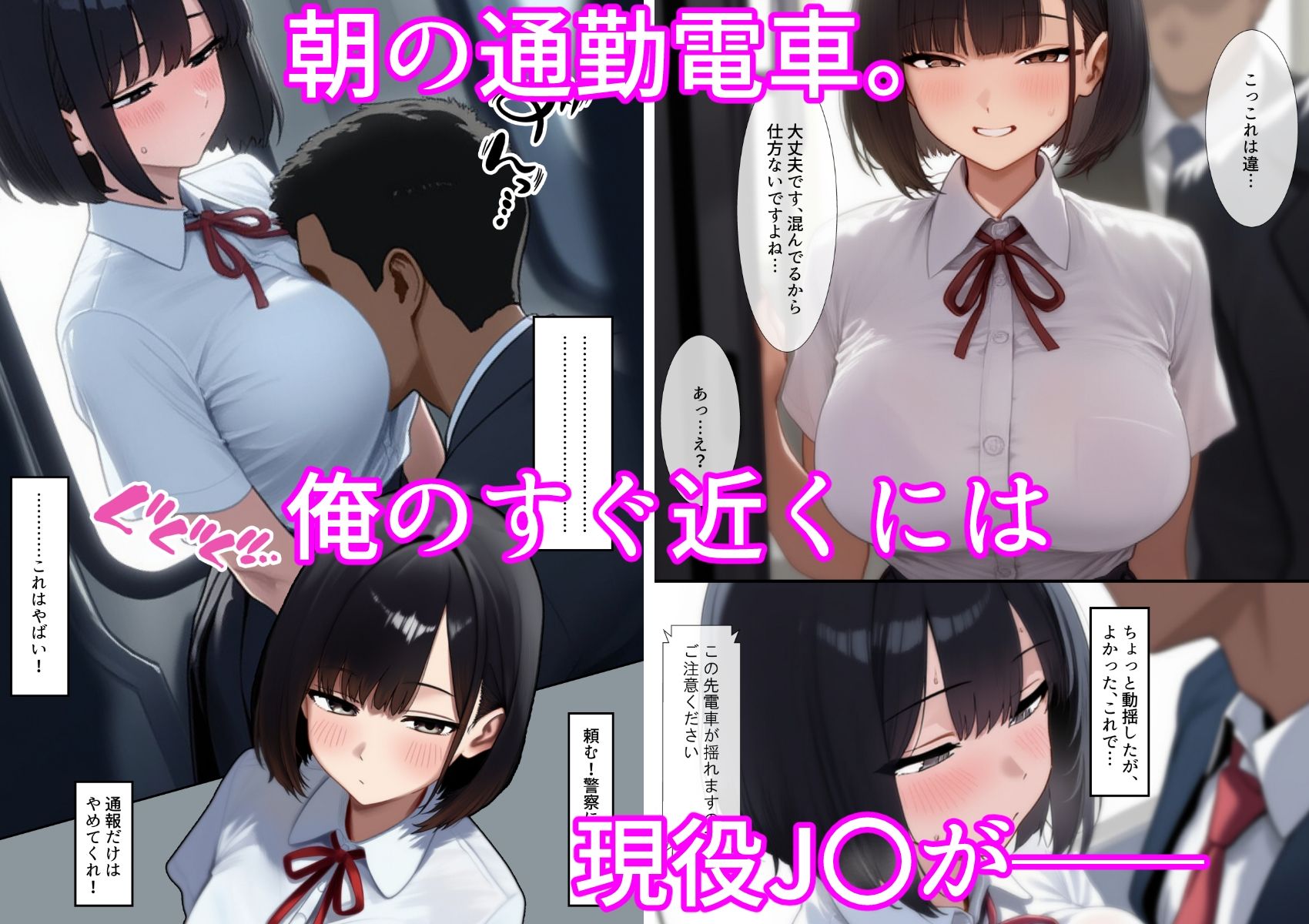 サンプル画像1:通勤電車の天使ちゃん(いしづき) [d_552308]