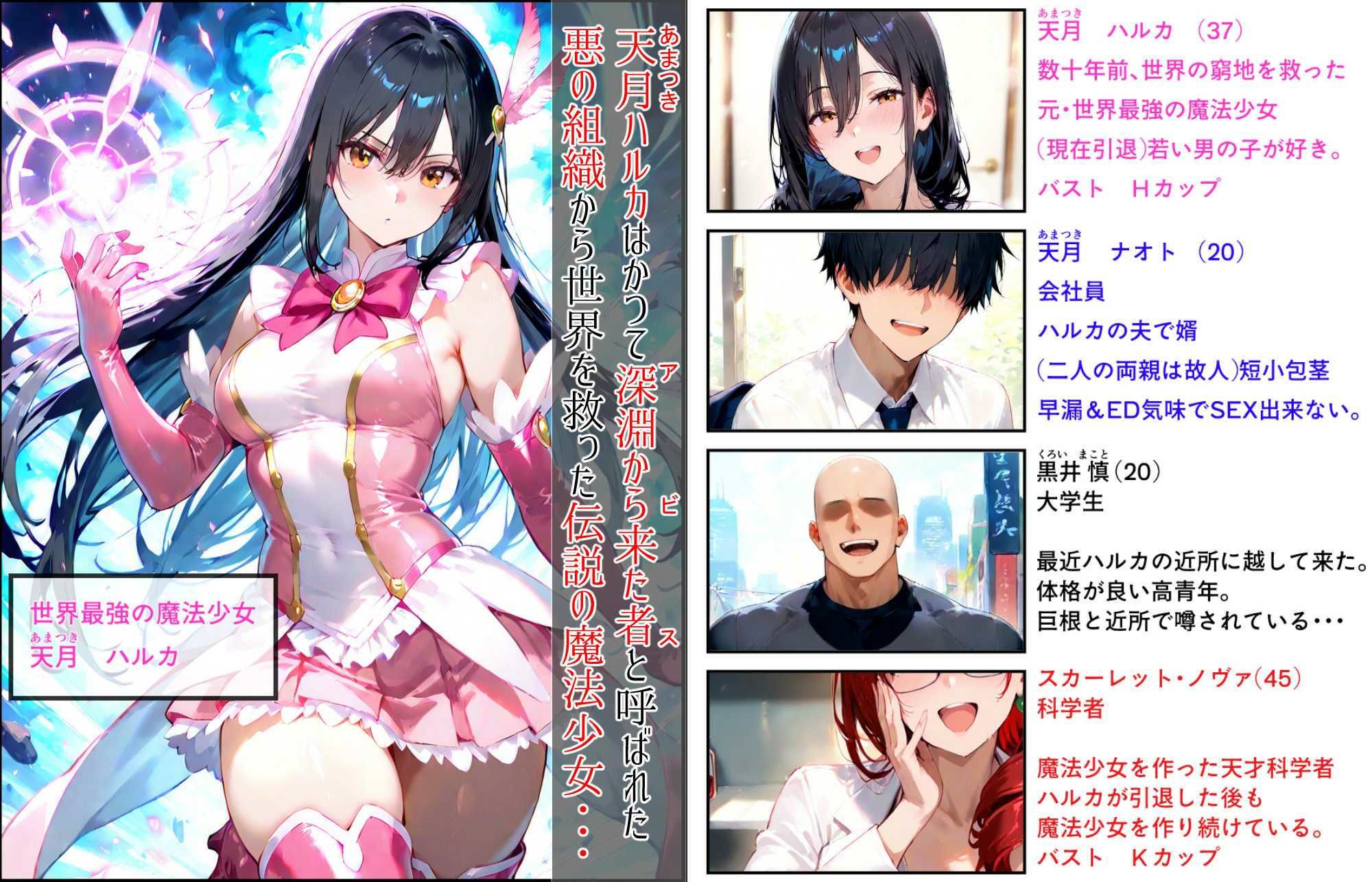 サンプル画像1:元・世界最強の魔法少女（37）が悪の組織に完全敗北する話(蜜壺レストラン) [d_552335]