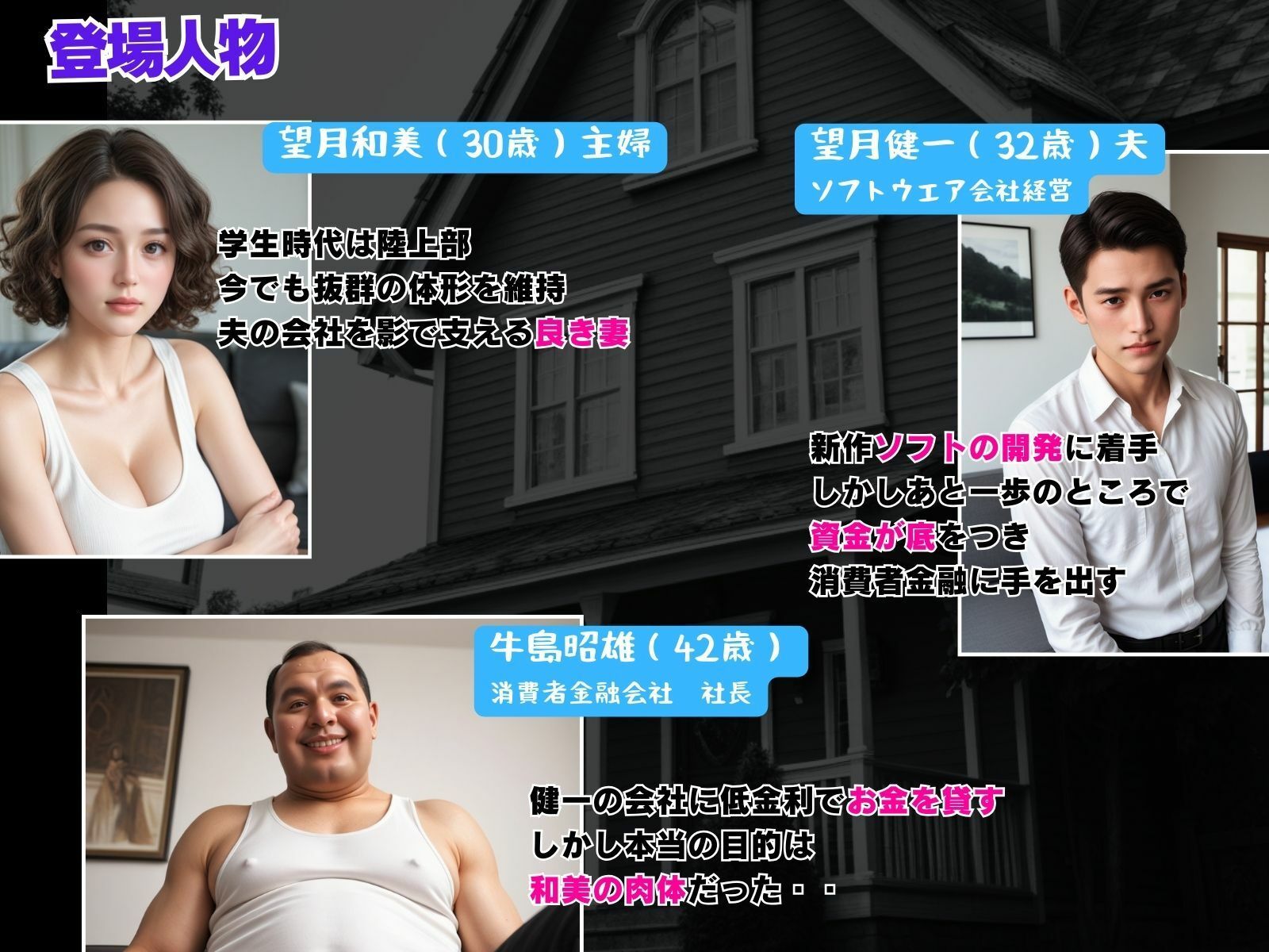 サンプル画像2:人妻専従契約 4 〜妻を担保にお金を借りた夫婦の最悪末路〜(ピンク堂書店 二号館) [d_552420]