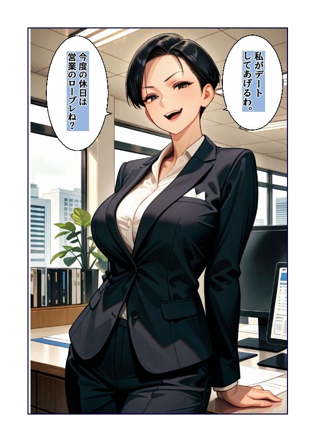 サンプル画像4:行き遅れのムカつく女上司をわからせてやった話(愛) [d_552509]