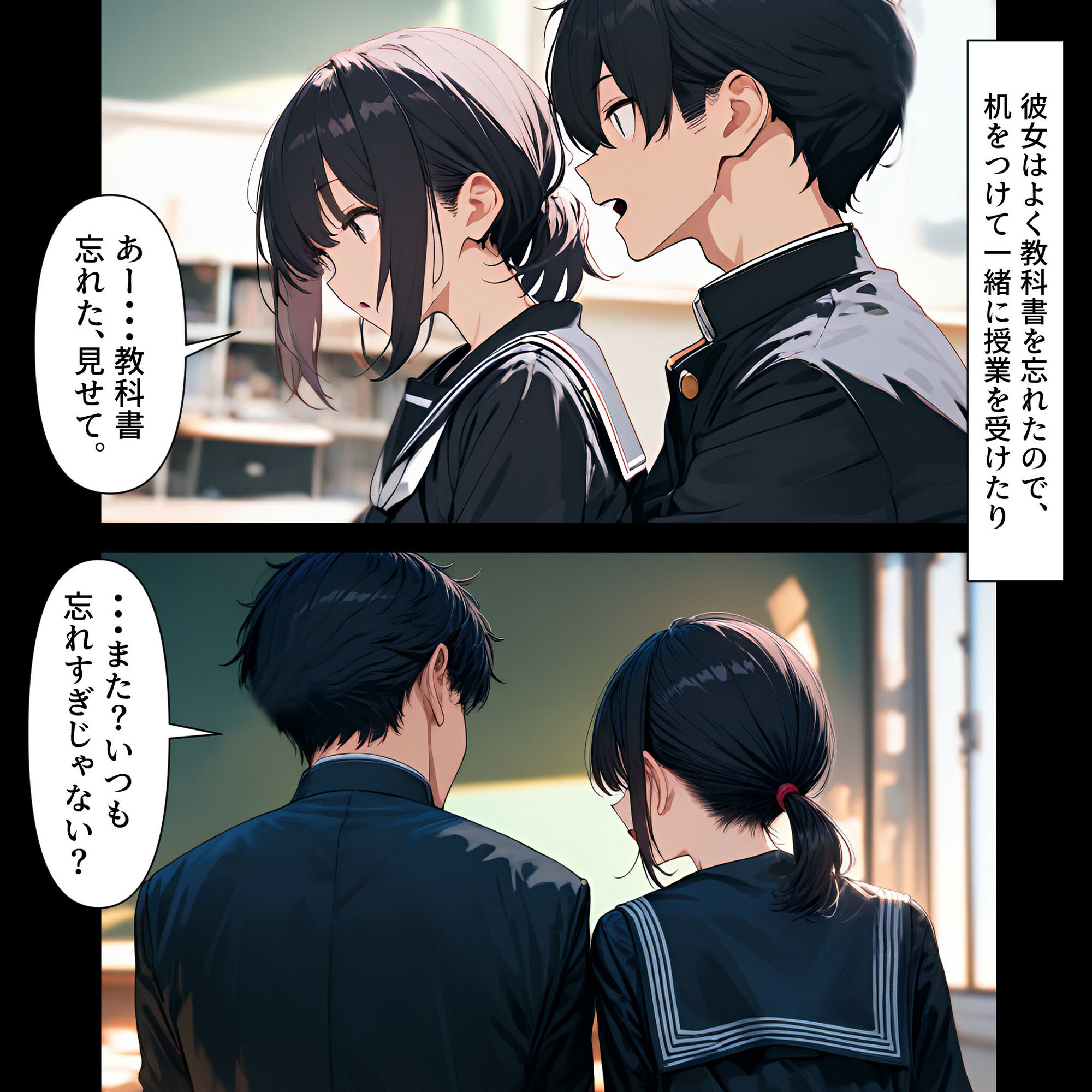 サンプル画像2:時が止まった学校で10(電脳戯画) [d_552809]