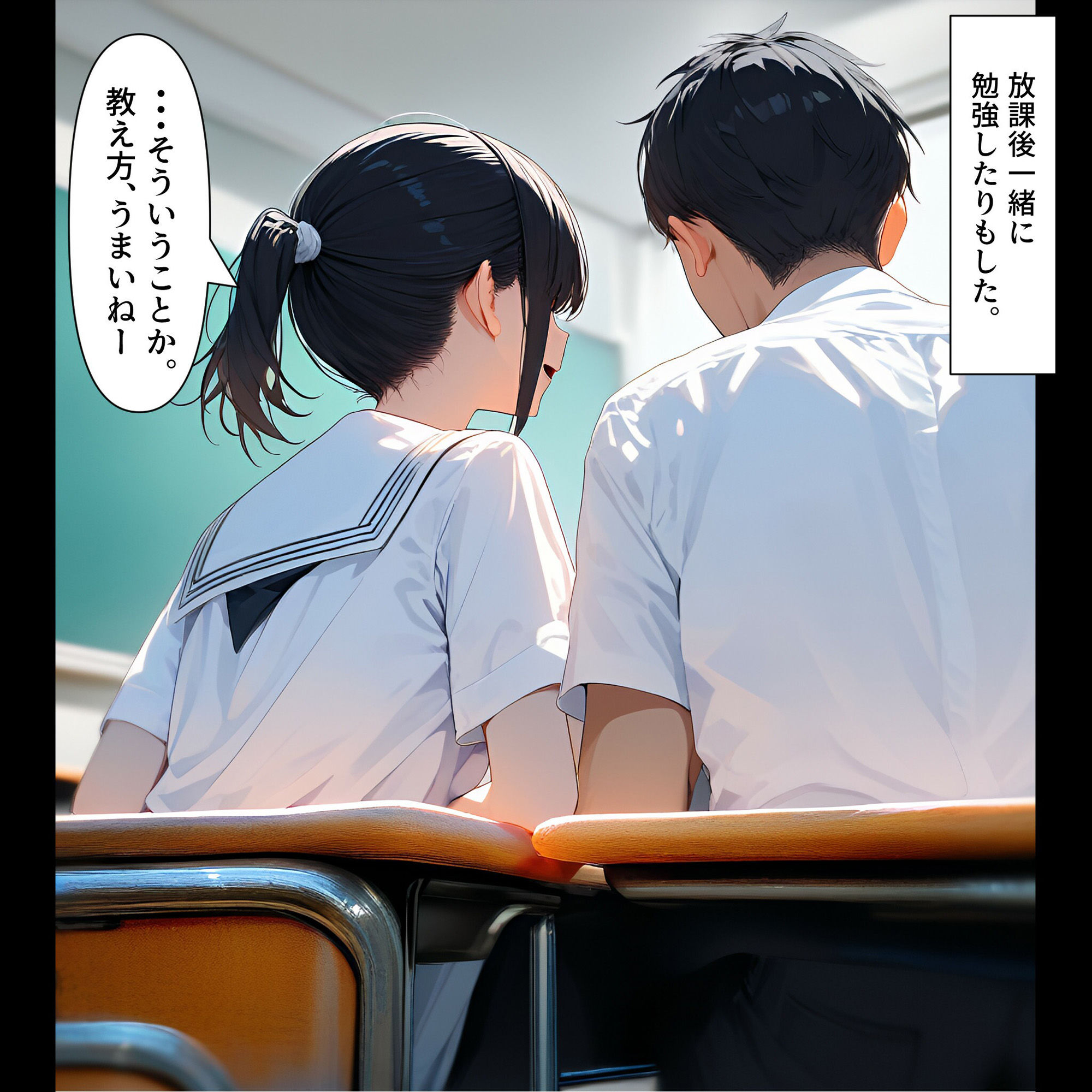 サンプル画像3:時が止まった学校で10(電脳戯画) [d_552809]