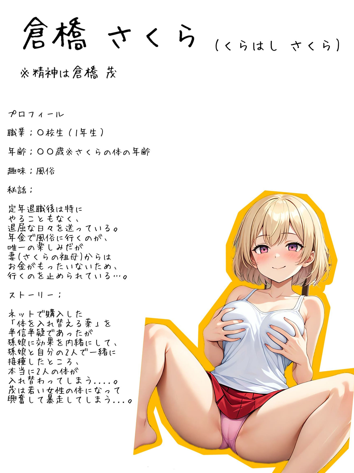 サンプル画像3:【入れ替わり・短編集】Body Swap Vol.1 -今日から女の子-(アシスト書店) [d_553438]