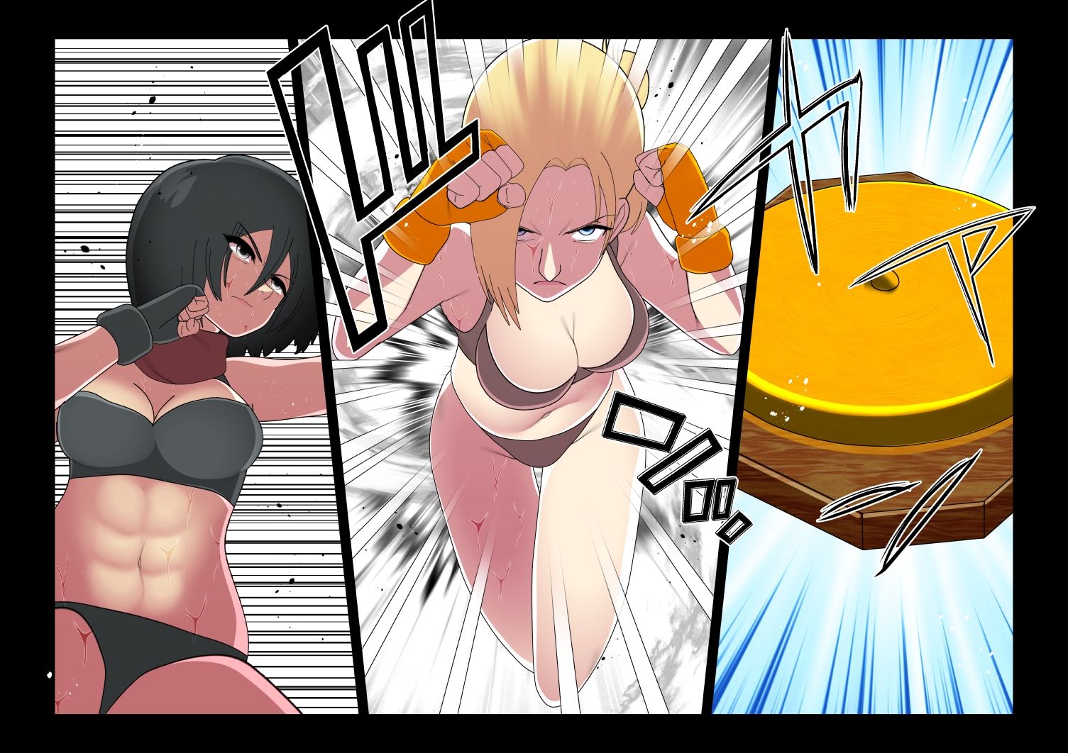 サンプル画像1:進撃の巨人ミカサVSアニMMA-Round2(悪魔がきたりて) [d_553936]