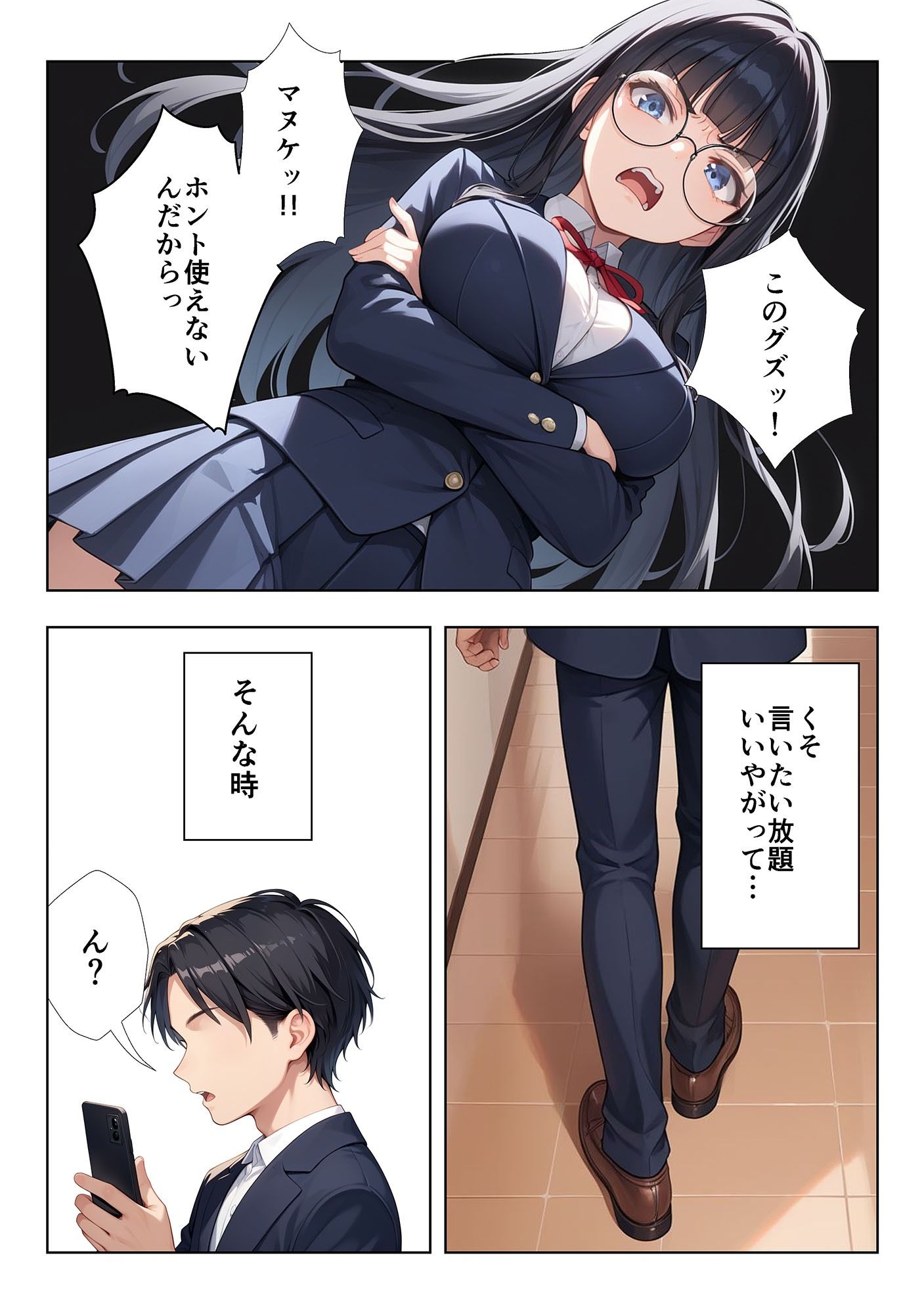 サンプル画像5:いつもうるさい生徒会長を僕専用の肉便器にするお話(ココナッツパンチ) [d_554399]