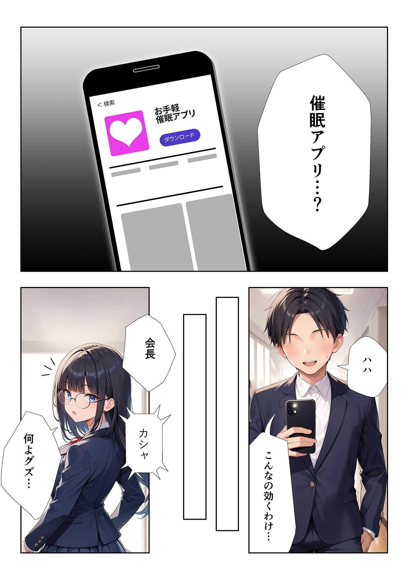 サンプル画像6:いつもうるさい生徒会長を僕専用の肉便器にするお話(ココナッツパンチ) [d_554399]