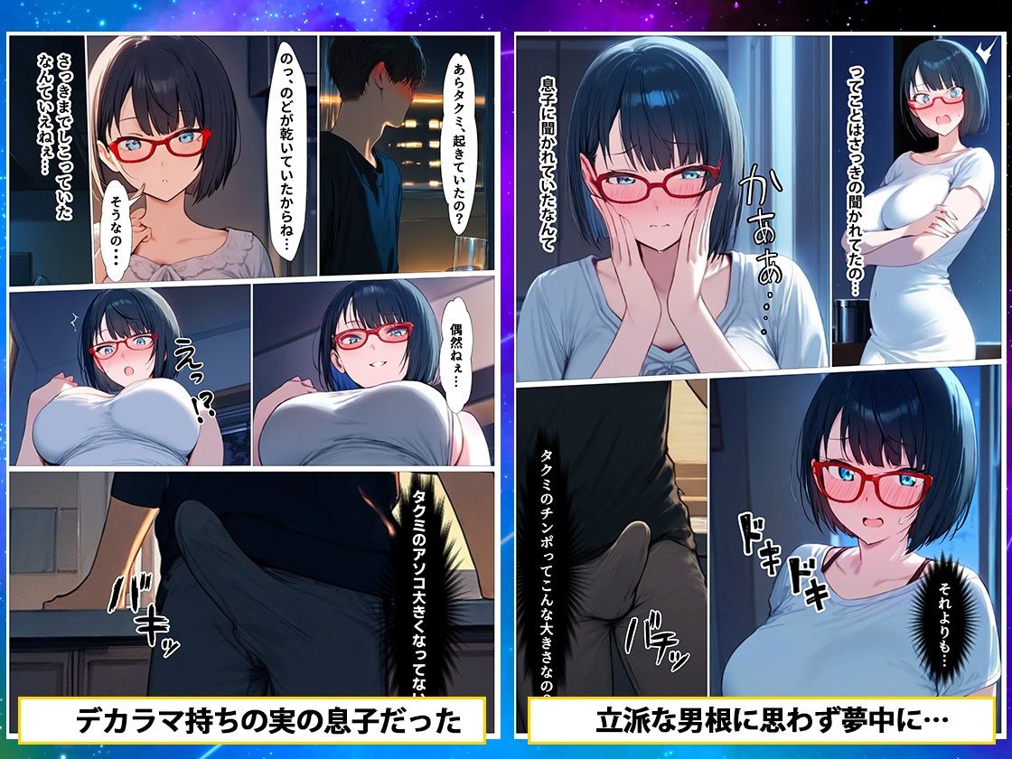 サンプル画像4:性欲激強ママがデカマラ息子と中出しSEXするのは時間の問題(セイヘキ爆NEW出版) [d_554901]