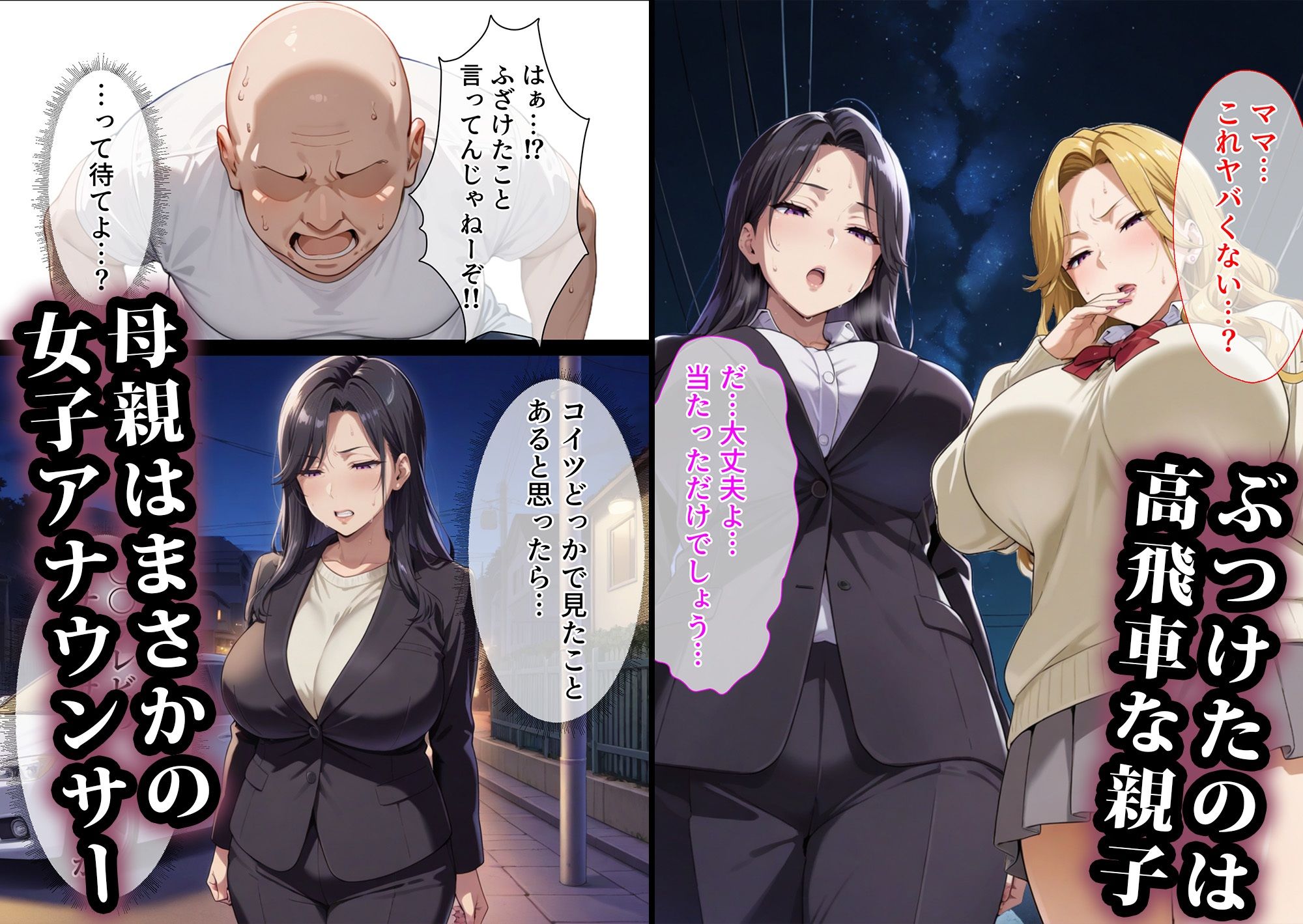 サンプル画像2:キモおじに寝取られた母娘〜高飛車親子編(エロエロ天国) [d_555016]