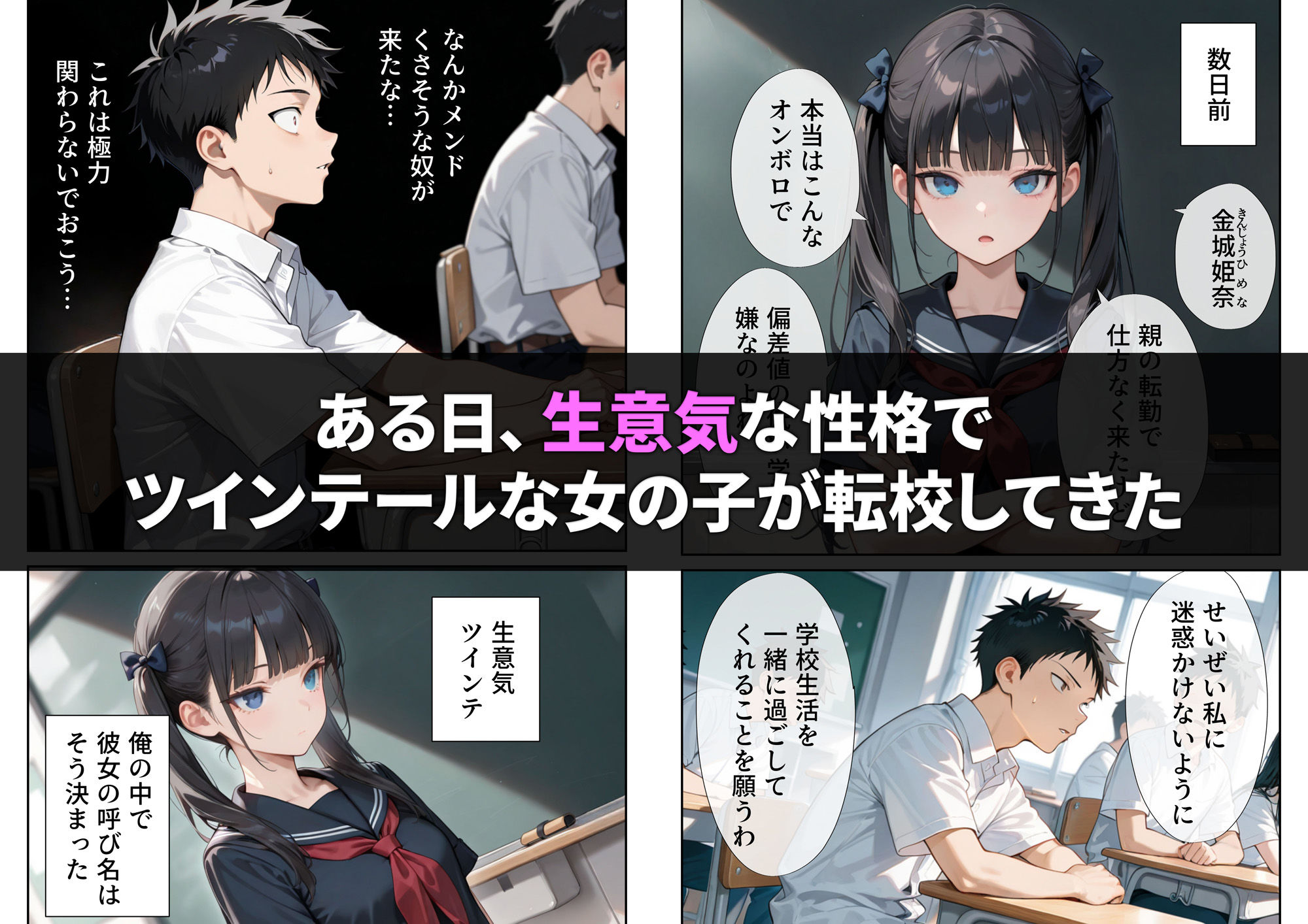 サンプル画像1:生意気ツインテを催◯アプリで性奴◯にしようとしたら(ニーハイ堂) [d_555951]