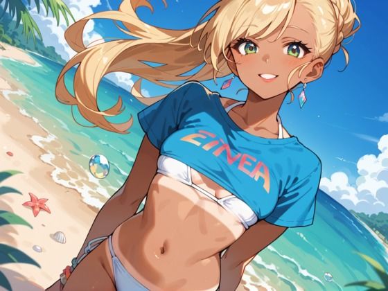 サンプル画像1:ツンデレ天国  金髪ギャル(ロリに夢中) [d_556088]