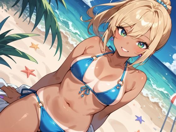 サンプル画像2:ツンデレ天国  金髪ギャル(ロリに夢中) [d_556088]