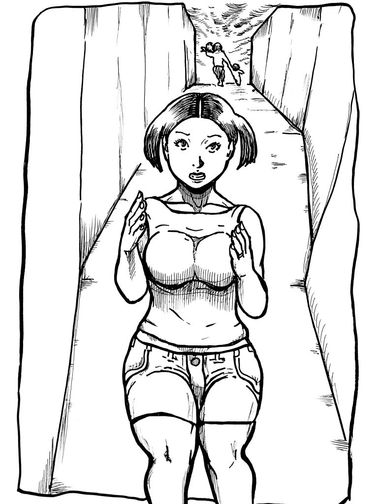 サンプル画像4:ラストバトル  身を挺して家族を逃したママ(N-zumi-ha) [d_556284]