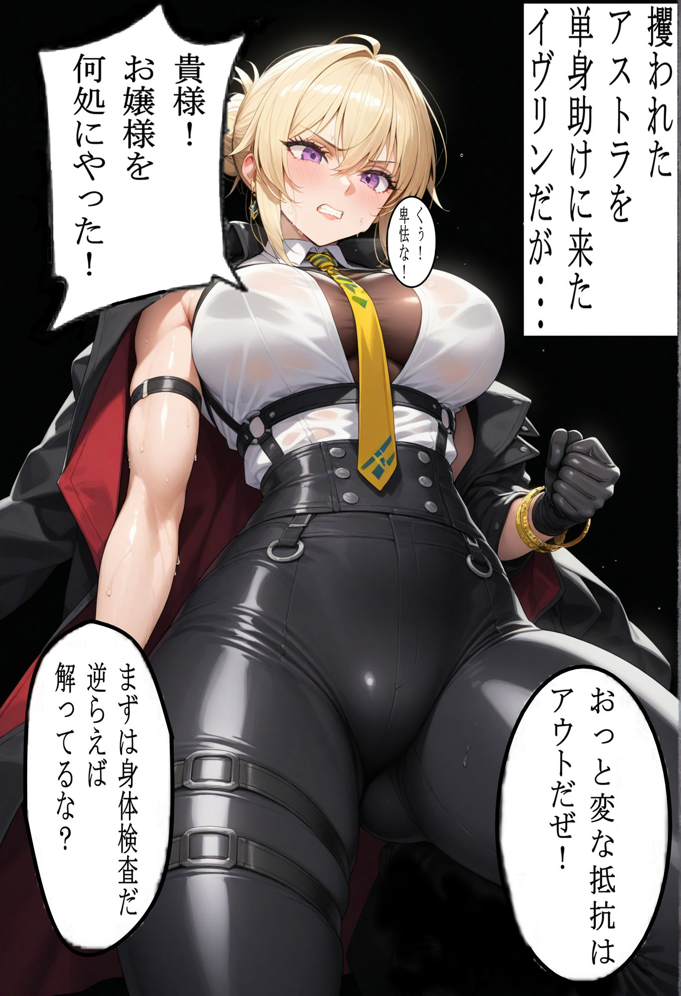 サンプル画像1:完全敗北イヴリン(エロエロ漫画研究所) [d_556391]