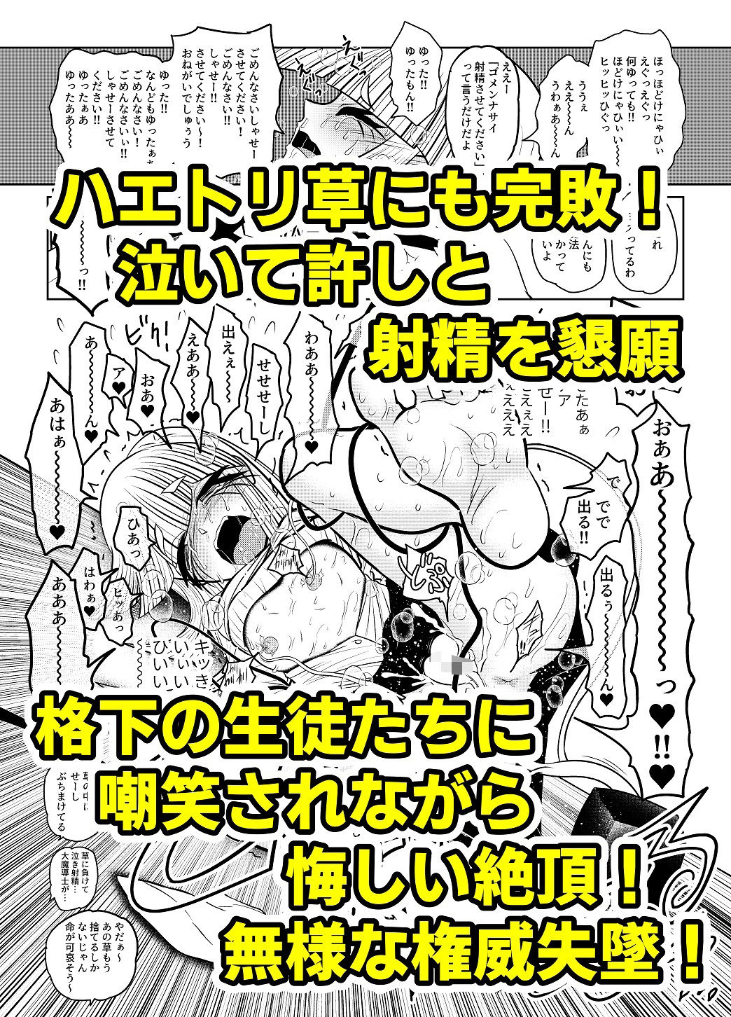 サンプル画像3:最強魔導士の私が粗ちん生やされて無様敗北 決着ハード(雨読六畳) [d_556923]