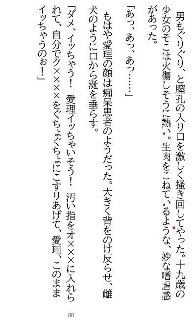 サンプル画像4:【官能短編小説】 淫女たちの生存競争（サバイバル） 1 〜愛理と奈々美 廃虚遊びの果てに〜(SEI’s factory) [d_557122]