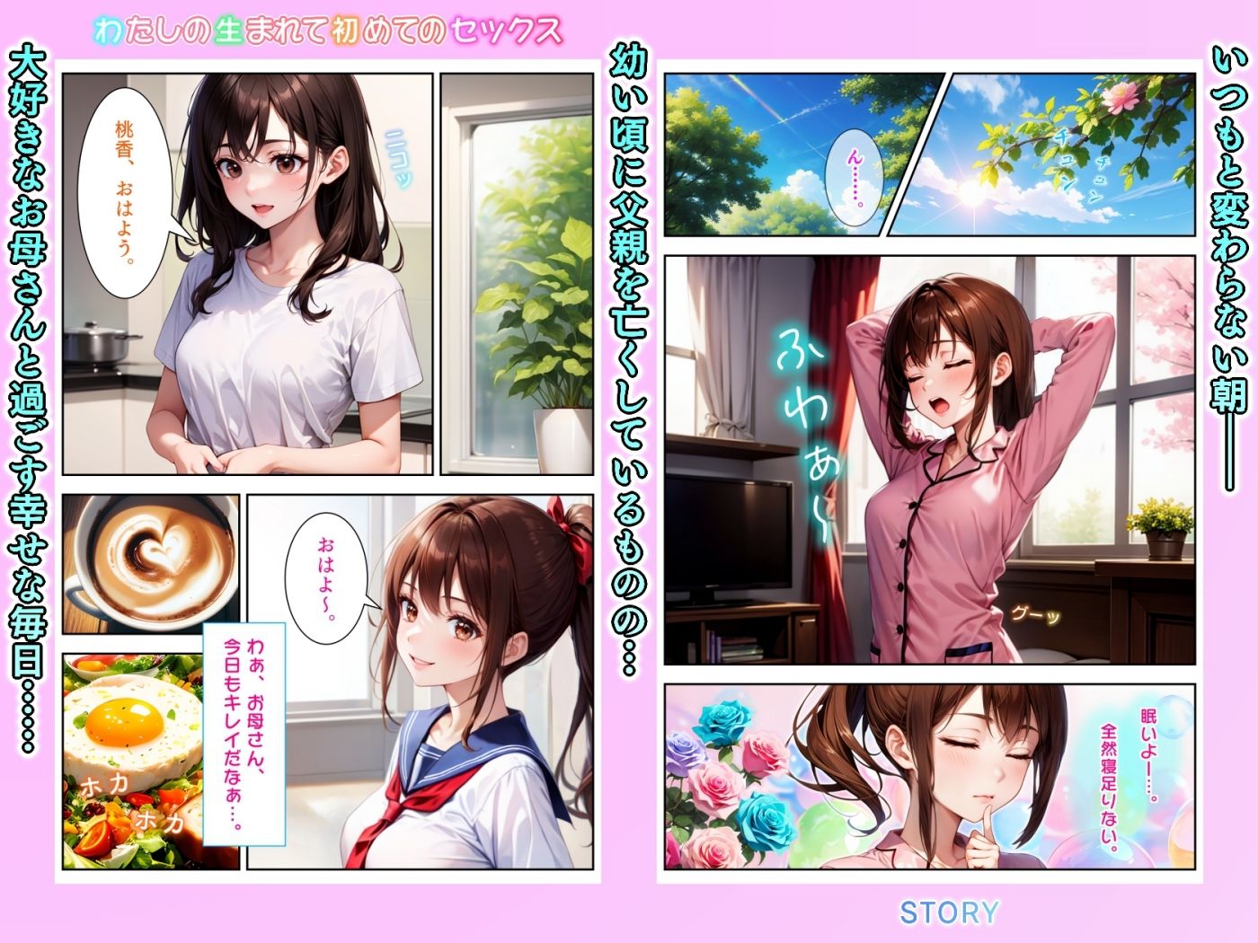 サンプル画像1:わたしの生まれて初めてのセックス(幻惑機関) [d_557133]