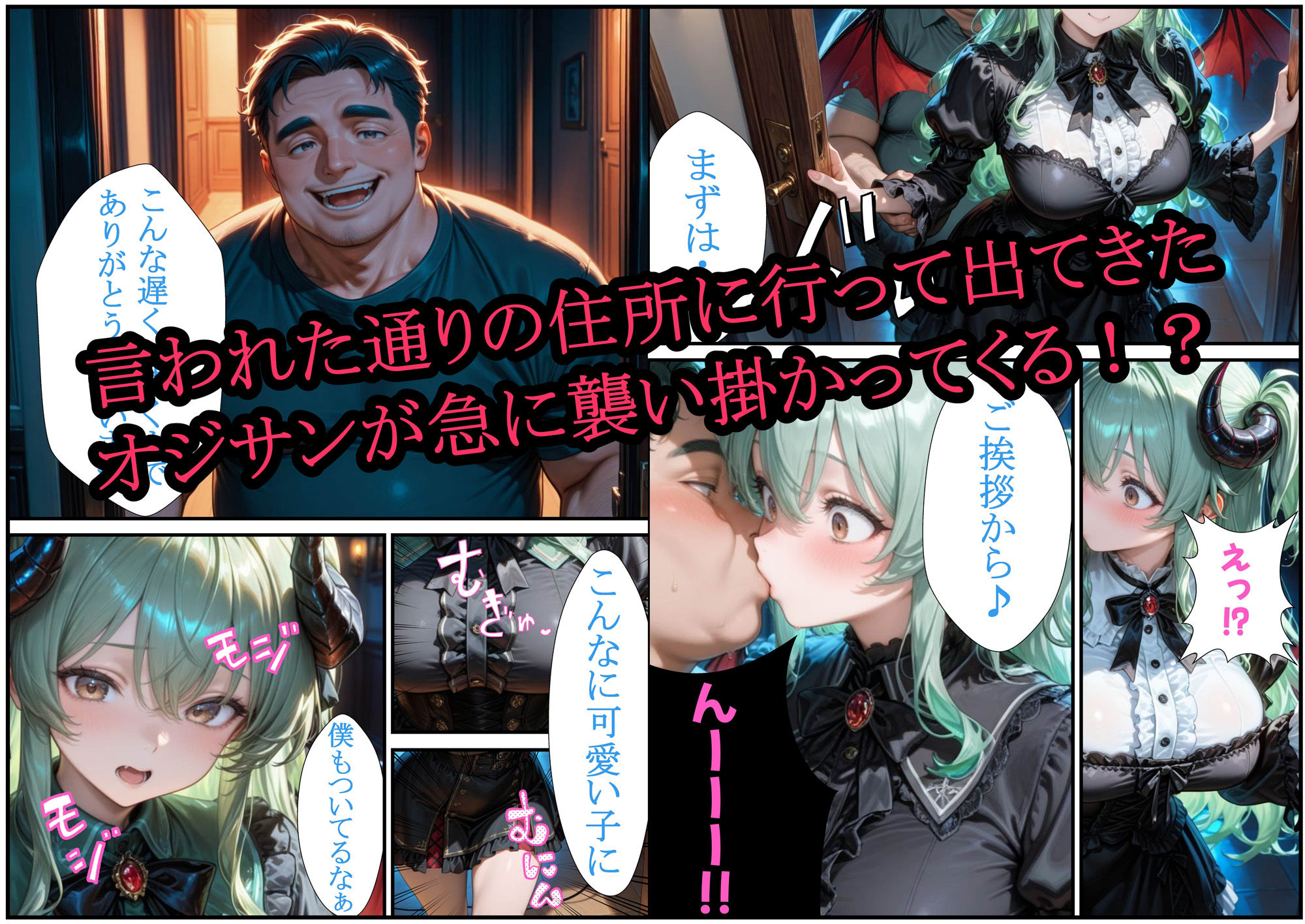 サンプル画像3:小生意気なサキュバスを騙し討ち種付け教育した件(AiGent009) [d_557339]