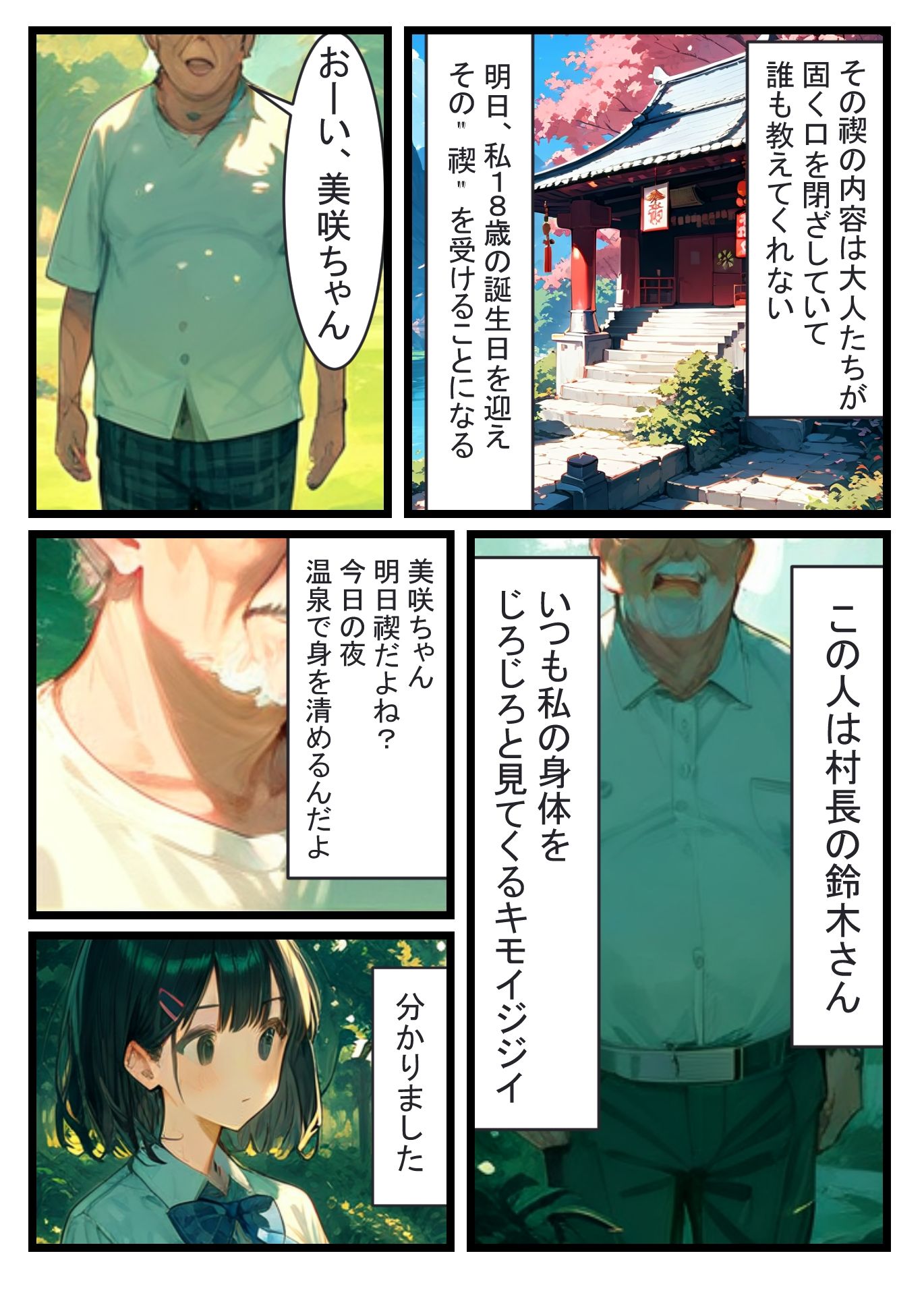 サンプル画像2:白濁の禊(AIおぱいん屋) [d_557348]