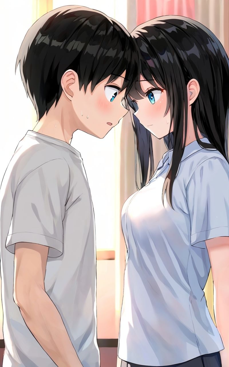 彼女の妹といちゃラマ笑顔でザーメンごっくん 画像1