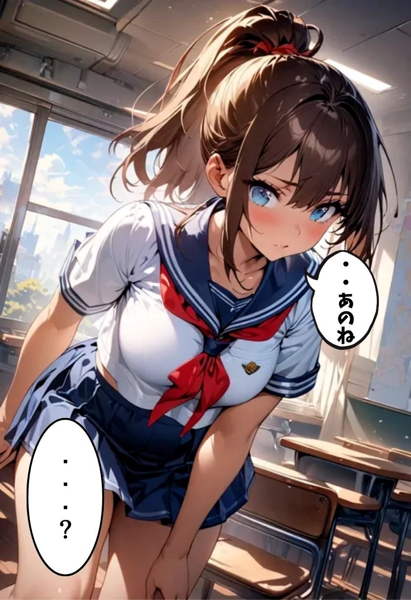 サンプル画像3:巨乳同級生とセフレ？になった話(にじいろ☆がーるず) [d_558378]