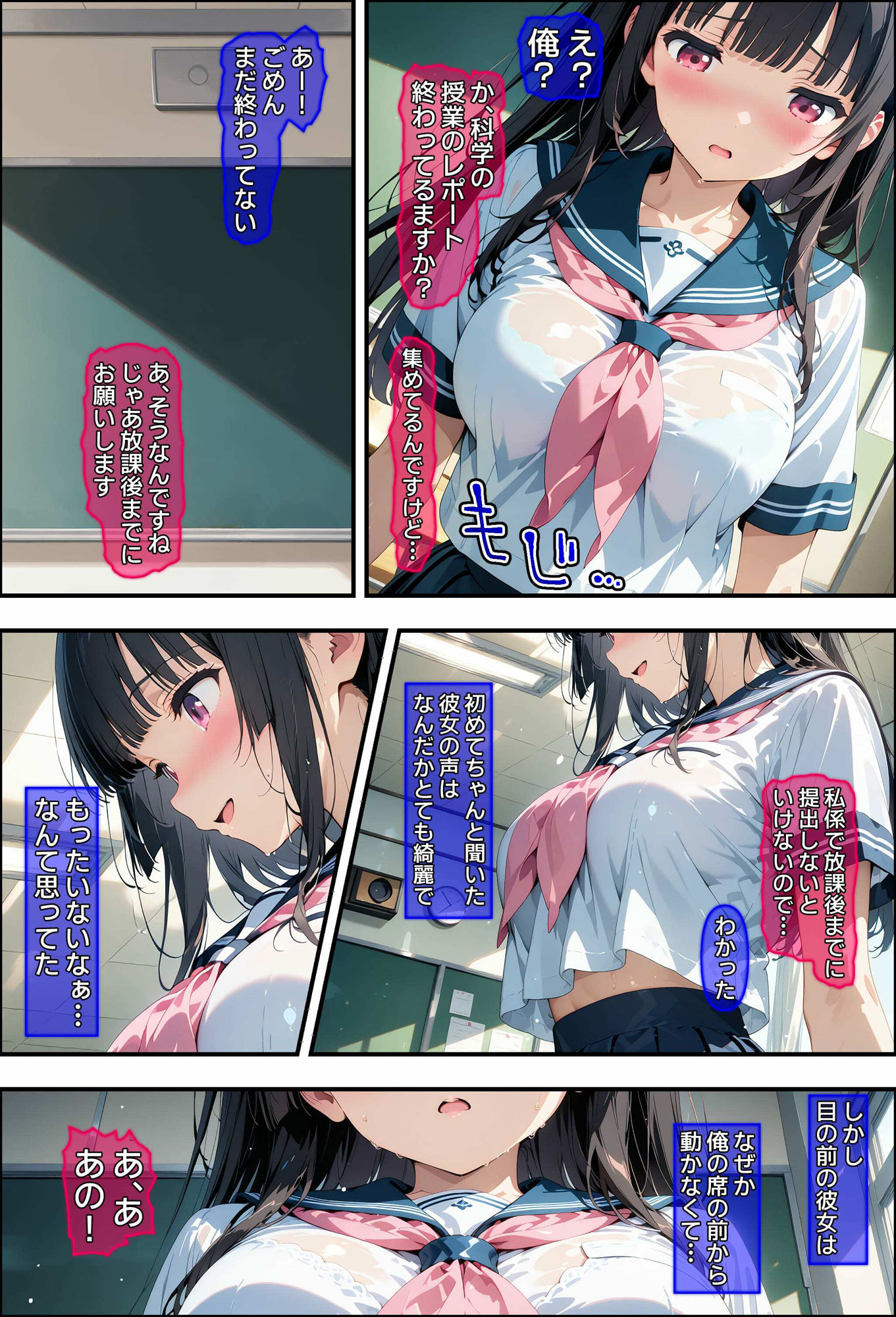 サンプル画像1:【漫画】処女の陰キャJ〇を壊した日(ばななメモリアル) [d_559086]