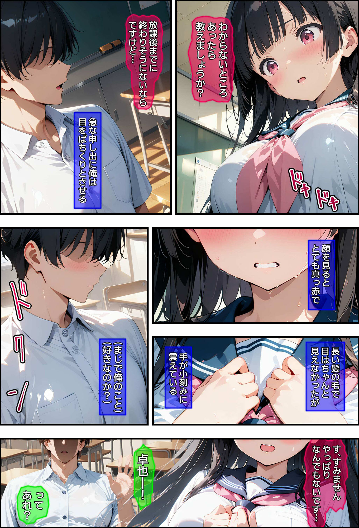 サンプル画像2:【漫画】処女の陰キャJ〇を壊した日(ばななメモリアル) [d_559086]